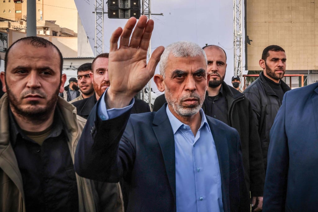 Hamas political leader Yahya Sinwar. File photo: AFP