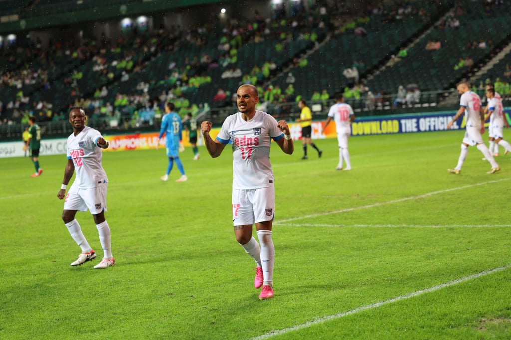 Mikael Severo scored in Kitchee’s opening ACL Champions League game but his team would lose 2-1. Photo: Kitchee