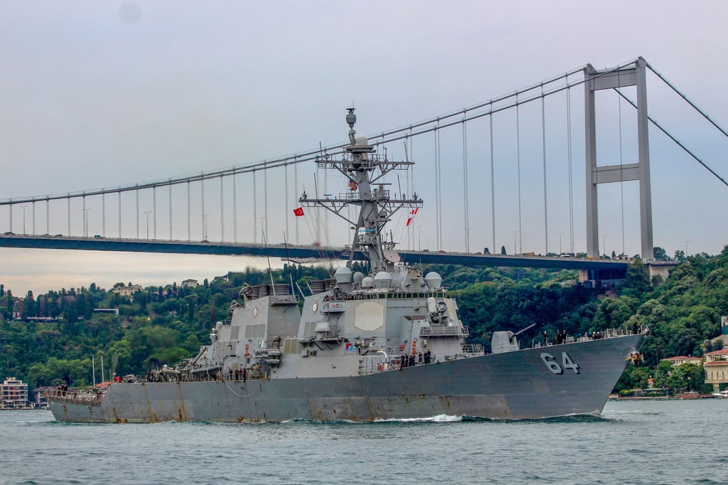 The US Navy destroyer USS Carney. File photo: Reuters