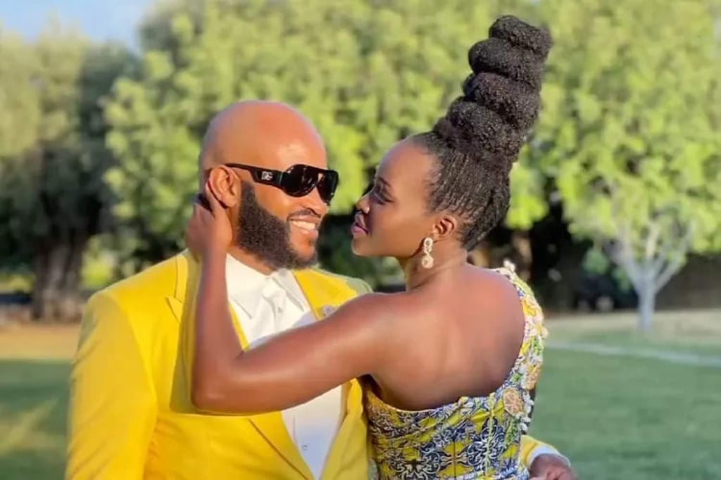 A photo of Lupita Nyong’o and Selema Masekela from the actress’ Instagram, which has since been deleted. Photos: @Lupitanyongo/Instagram.