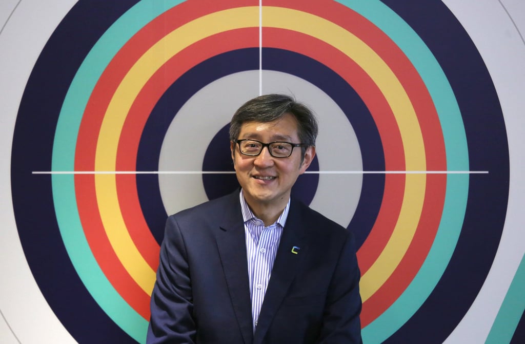 IT industry veteran Peter Yan has been Cyberport CEO since 2018. Photo: SCMP IT industry veteran Peter Yan has been Cyberport CEO since 2018. Photo: SCMP