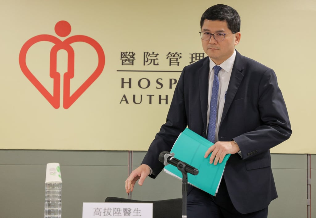 Tony Ko Pat-sing, chief executive of the Hospital Authority, has urged residents to be careful this winter as flu cases are expected to reach high levels. Photo: Jelly Tse