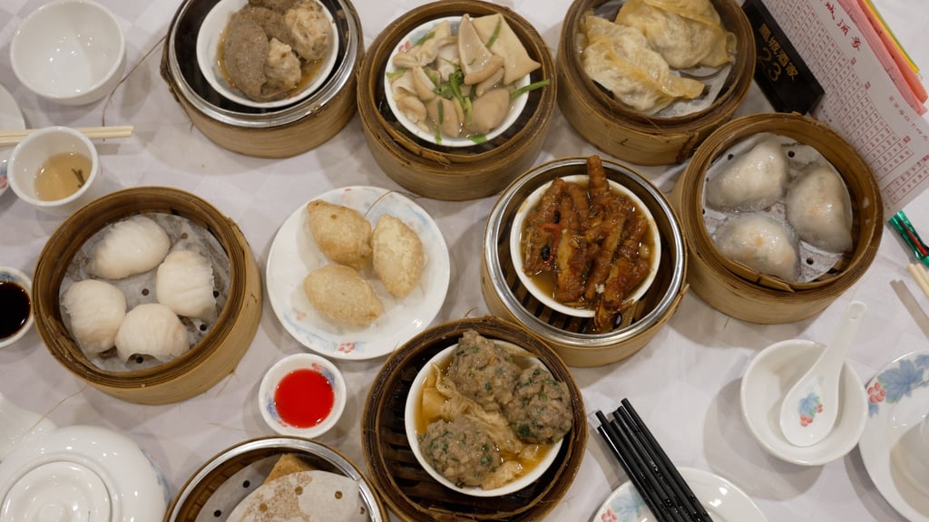 Old-school dim sum, including pork liver siu mai, pig’s stomach and large soup dumplings. Photo: Llewellyn Cheung Old-school dim sum, including pork liver siu mai, pig’s stomach and large soup dumplings. Photo: Llewellyn Cheung