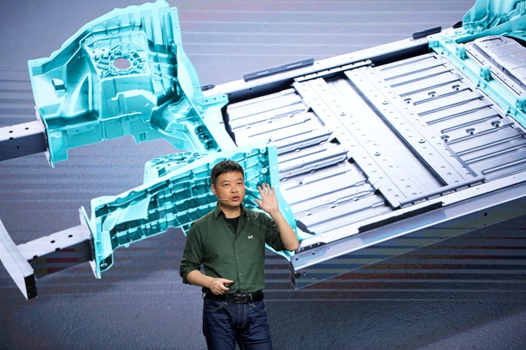 He Xiaopeng, the co-founder, chairman and CEO of XPeng, said the company would step up the development pace of self-driving technology. Photo: Reuters