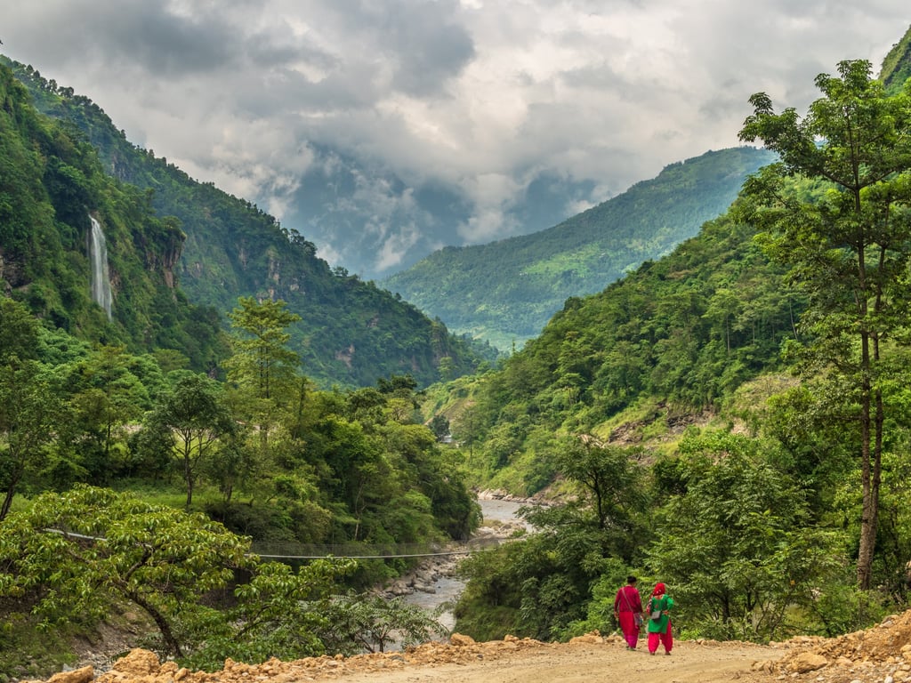 The western Himalayas in Nepal. Known as the “pulse of the planet”, the Hindu Kush Himalaya region spans 3,500km (2,175 miles) across Afghanistan, Bangladesh, Bhutan, China, India, Myanmar, Nepal and Pakistan. Photo: Shutterstock