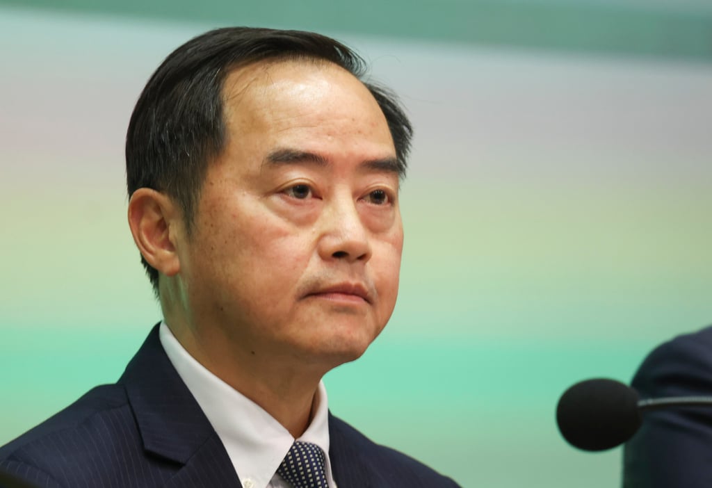 Government Chief Information Officer Tony Wong has vowed data sharing arrangements will confirm with the legal requirements of Hong Kong and mainland China. Photo: Yik Yeung-man