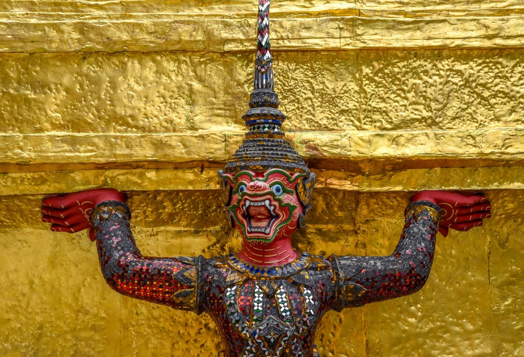 Yaksha images can be found at many palaces and temples in Thailand. Photo: Ronan O’Connell