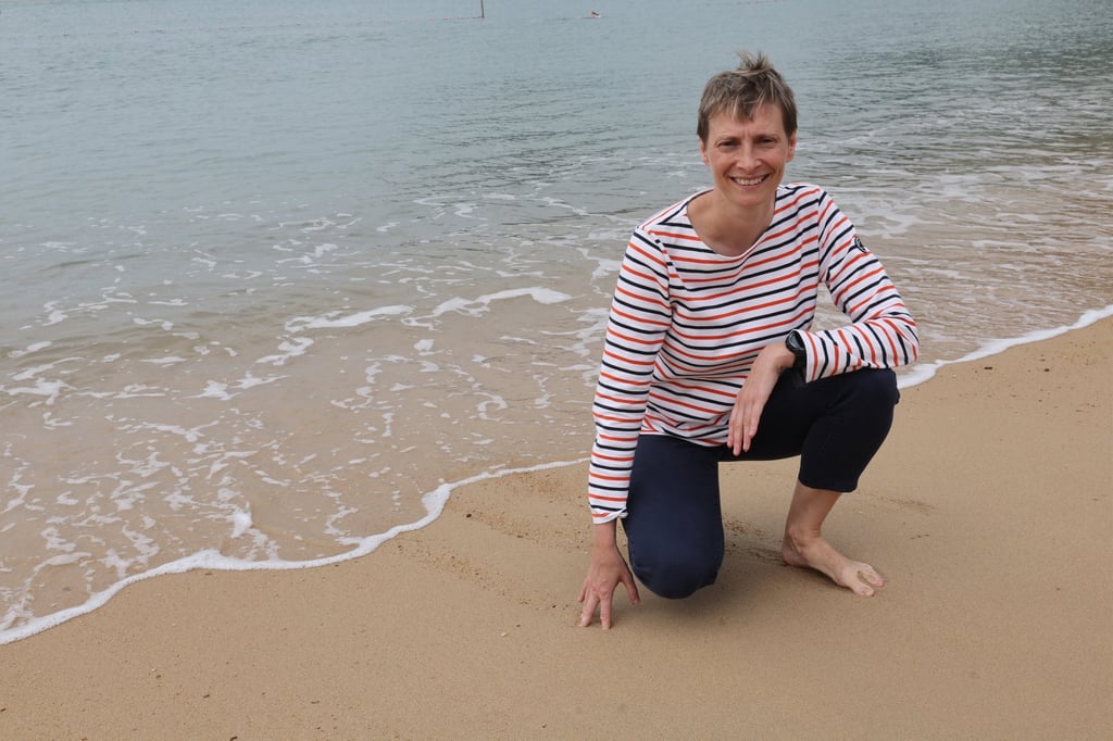 Guan at Repulse Bay Beach. Photo: Edmond So