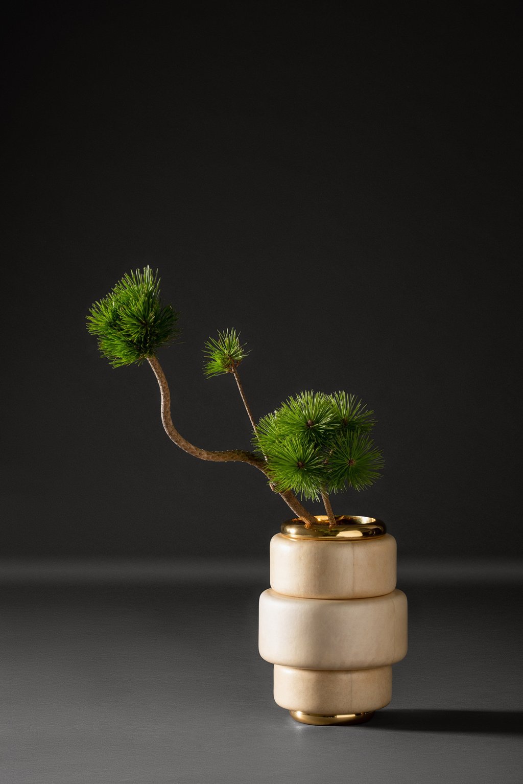 Lamont’s Bristol Vase looks like it’s made of wood but the material used is actually parchment. Photo: Zac and Zac