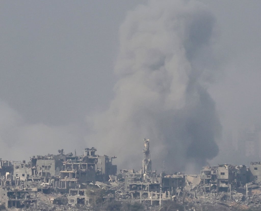 Smoke billows from the northern Gaza Strip following an Israeli military strike, as seen from southern Israel. Photo: EPA-EFE Smoke billows from the northern Gaza Strip following an Israeli military strike, as seen from southern Israel. Photo: EPA-EFE