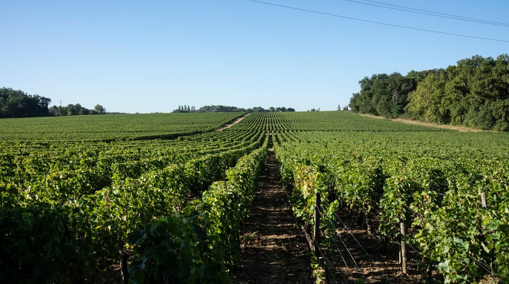 The many grapevines in a Caudalie vineyard The many grapevines in a Caudalie vineyard
