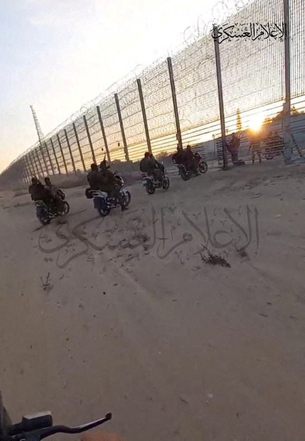 Hamas fighters infiltrating the Israel-Gaza border on October 7. Photo: Hamas via Reuters Hamas fighters infiltrating the Israel-Gaza border on October 7. Photo: Hamas via Reuters