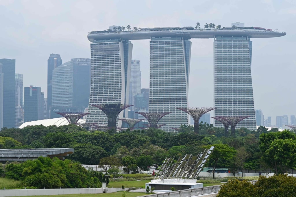 Singapore’s skyline shrouded with haze on September 29. Muhammad Izal, 34, was caught again and sentenced on Thursday to 15 months’ jail and seven strokes of the cane. Photo: AFP Singapore’s skyline shrouded with haze on September 29. Muhammad Izal, 34, was caught again and sentenced on Thursday to 15 months’ jail and seven strokes of the cane. Photo: AFP