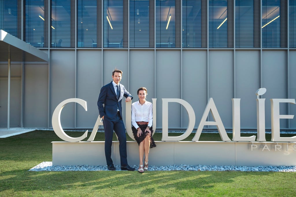 Mathilde Thomas with her husband and co-founder of Caudalie, Bertrand Mathilde Thomas with her husband and co-founder of Caudalie, Bertrand
