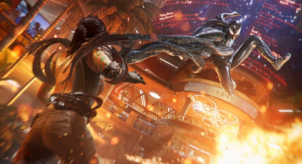 A screenshot from Marvel’s Spider-Man 2. Photo: Marvel Games A screenshot from Marvel’s Spider-Man 2. Photo: Marvel Games