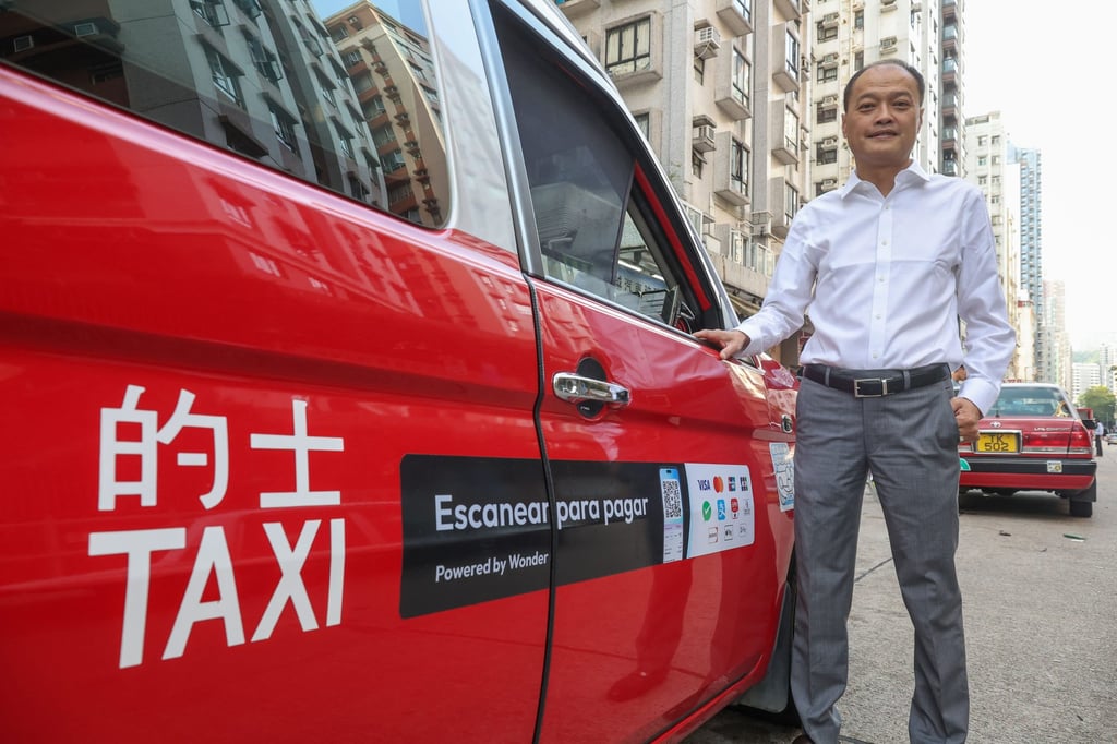 Chau Kwok-keung, chairman of Hong Kong Taxi and Public Light Bus Association, says it is “inevitable” that the city will adopt digital payments. Photo: Edmond So