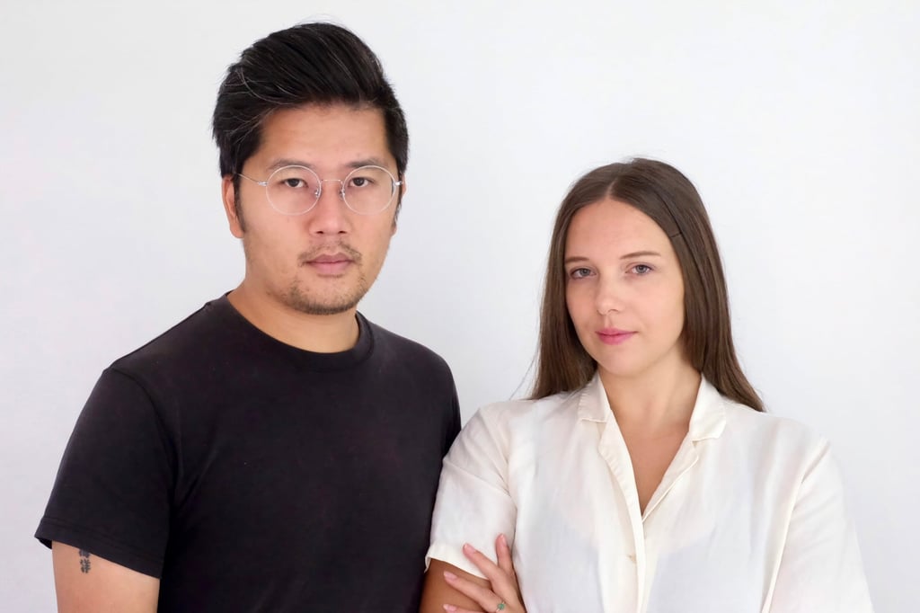 Artist Royce Ng and anthropologist Daisy Bisenieks form Zheng Mahler. Photo: Zheng Mahler