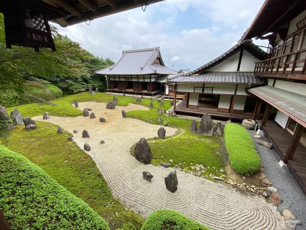 Komyo-in Temple’s rock garden. Photo: Komyo-in Zen Temple