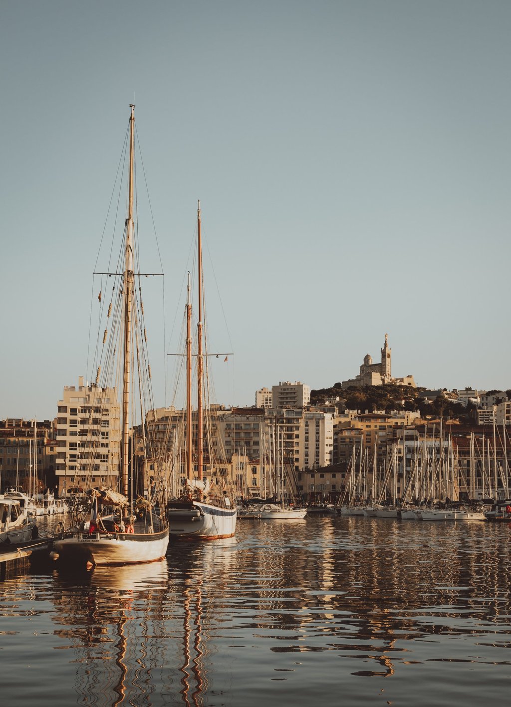 The old port of Marseille, Morgan Bourc’his’ base The old port of Marseille, Morgan Bourc’his’ base