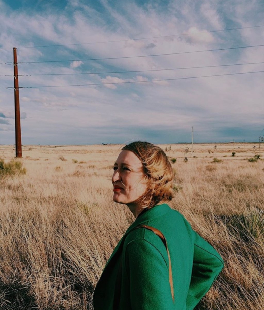 Jones in the remote town of Marfa. Photo: Kate Jones Jones in the remote town of Marfa. Photo: Kate Jones