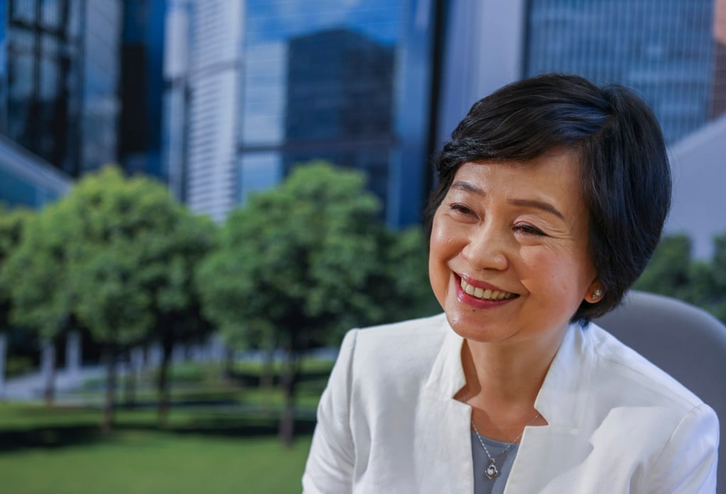 Secretary for Education Christine Choi says authorities will work “hand-in-hand” with teachers to boost patriotism. Photo: Nora Tam Secretary for Education Christine Choi says authorities will work “hand-in-hand” with teachers to boost patriotism. Photo: Nora Tam