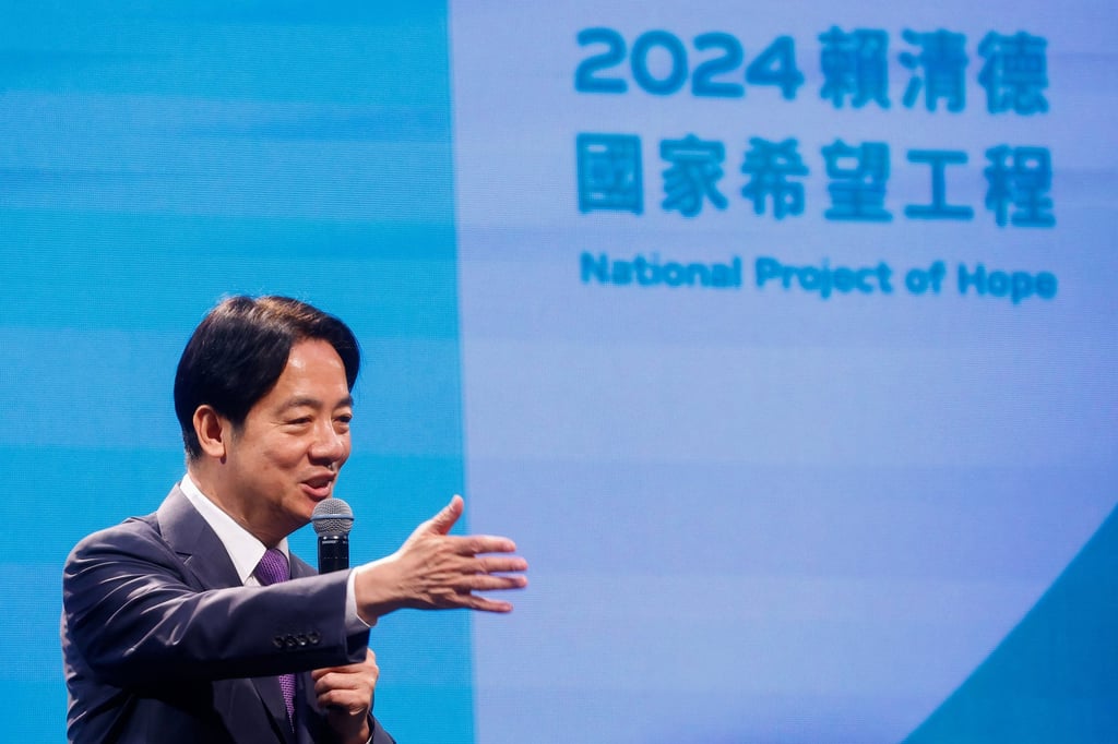 Vice-President William Lai is currently ahead of his two main rivals in the polls. Photo: Reuters Vice-President William Lai is currently ahead of his two main rivals in the polls. Photo: Reuters