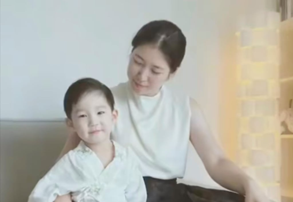 The boy’s mother says the costume-making sessions are an ideal way of bonding with her son. Photo: Weibo The boy’s mother says the costume-making sessions are an ideal way of bonding with her son. Photo: Weibo