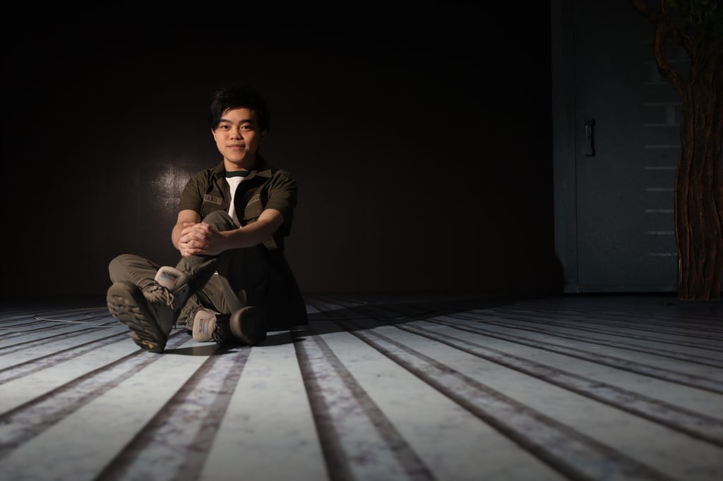 Tom Chan Yan-shek in Kwai Hing, Hong Kong. Chan has been acting and singing since he was three, and writing and directing musicals since he was 15. Photo: Xiaomei Chen