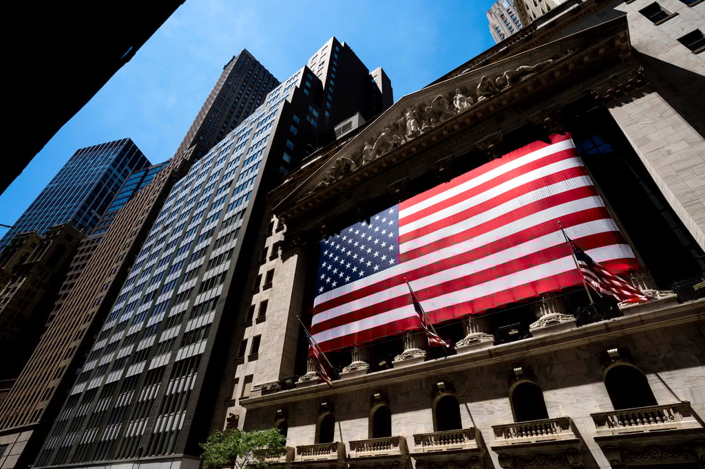 The New York Stock Exchange, pictured on June 29, 2022. A dispute over audit working papers last year threatened many Chinese firms with delisting from US exchanges. Photo: AP The New York Stock Exchange, pictured on June 29, 2022. A dispute over audit working papers last year threatened many Chinese firms with delisting from US exchanges. Photo: AP