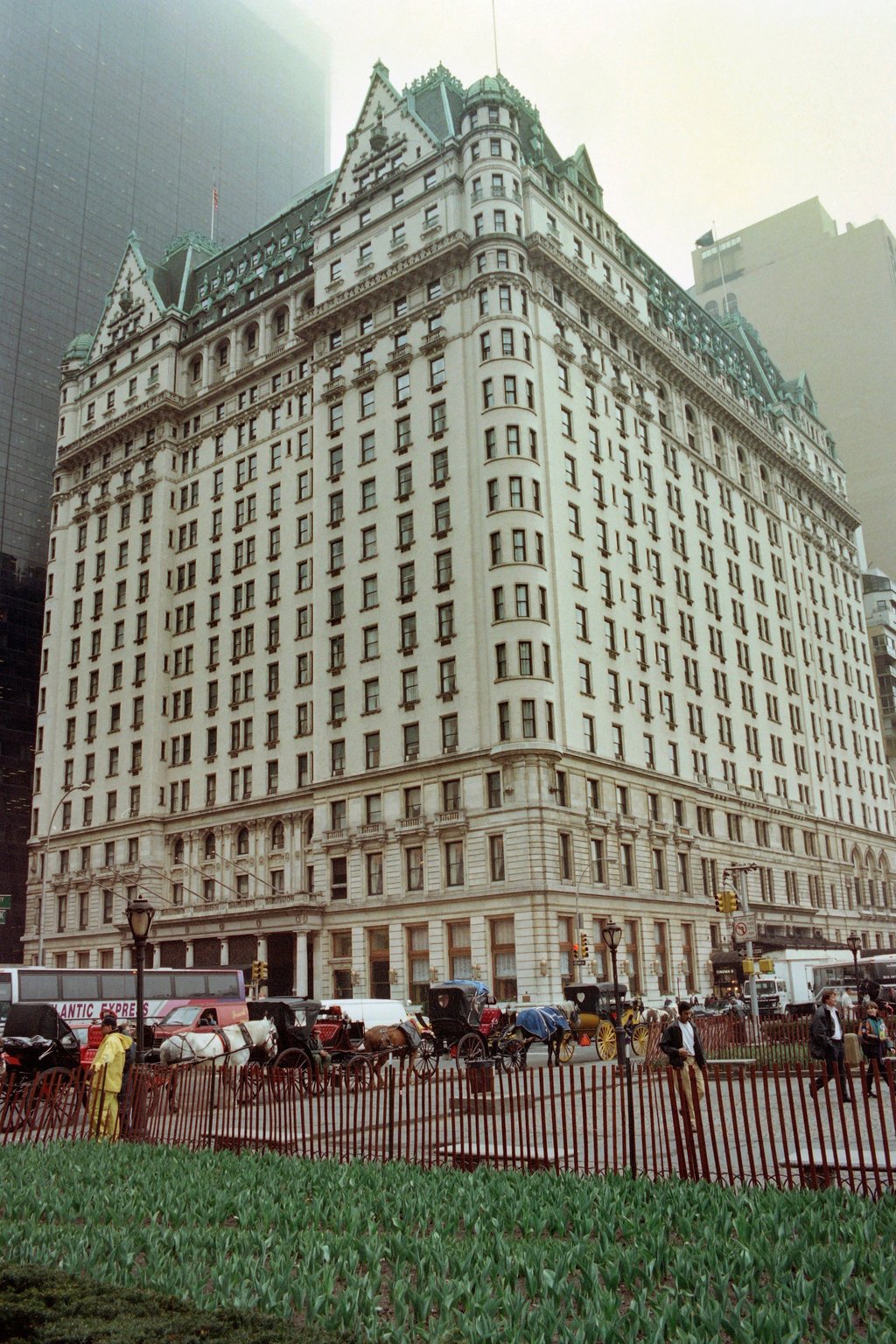 The Plaza Hotel in Midtown Manhattan, New York, in 1995. Photo: AFP