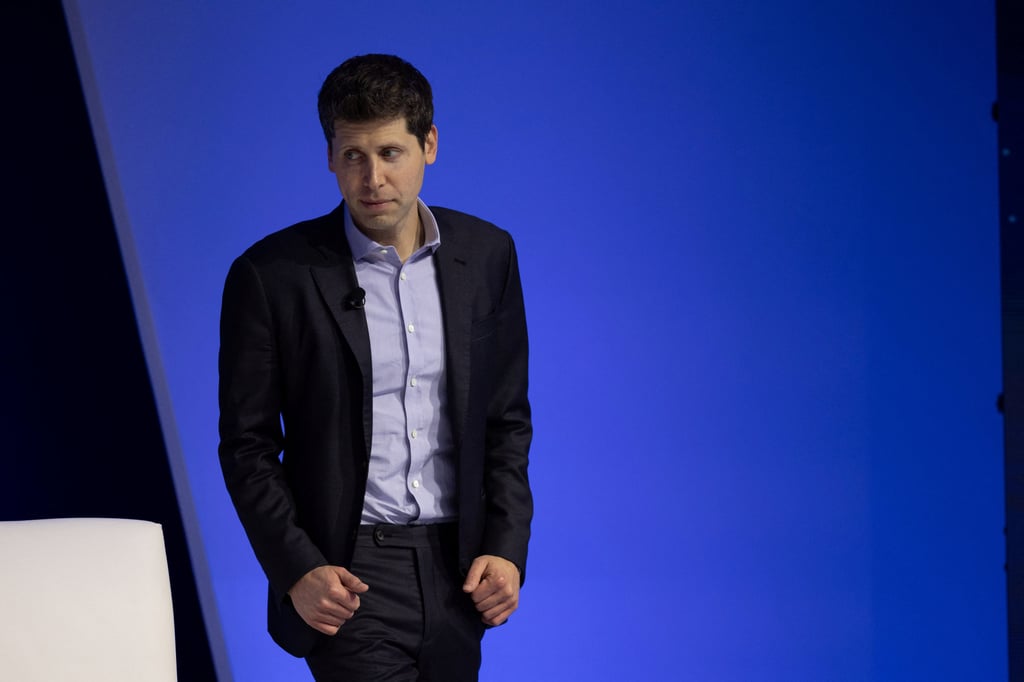 Sam Altman, the ousted CEO of OpenAI, attends the Asia-Pacific Economic Cooperation (Apec) CEO Summit in San Francisco, California, US on Thursday. Photo: Reuters Sam Altman, the ousted CEO of OpenAI, attends the Asia-Pacific Economic Cooperation (Apec) CEO Summit in San Francisco, California, US on Thursday. Photo: Reuters