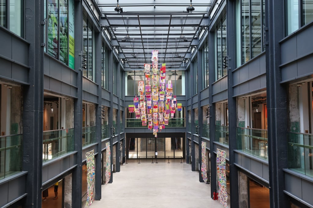 “There’s No Place”, a series of embroidered cloth panels and patchworks Jakkai Siributr produced in 2023 in collaboration with children and adults from displaced communities in Thailand. Photo: courtesy of Chat “There’s No Place”, a series of embroidered cloth panels and patchworks Jakkai Siributr produced in 2023 in collaboration with children and adults from displaced communities in Thailand. Photo: courtesy of Chat