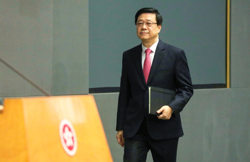 Chief Executive John Lee says he despises the “unreasonable” sanctions on him. Photo: Sun Yeung Chief Executive John Lee says he despises the “unreasonable” sanctions on him. Photo: Sun Yeung