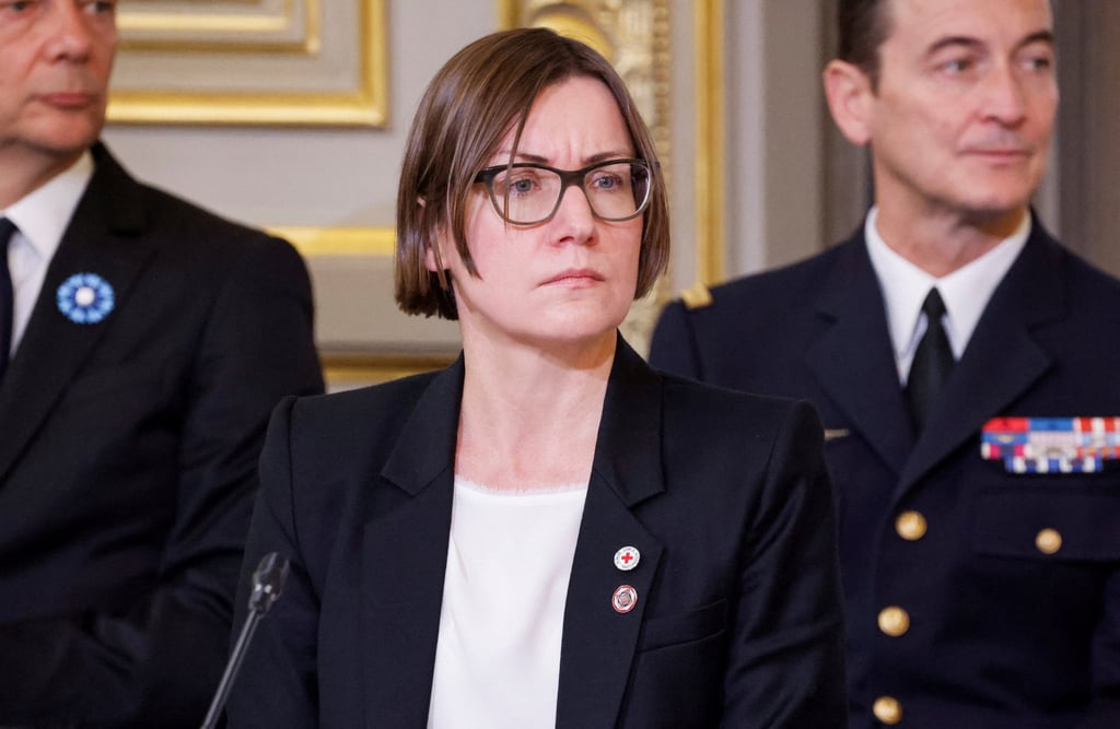 Mirjana Spoljaric Egger, president of the International Committee of the Red Cross (ICRC). Photo: Pool via Reuters