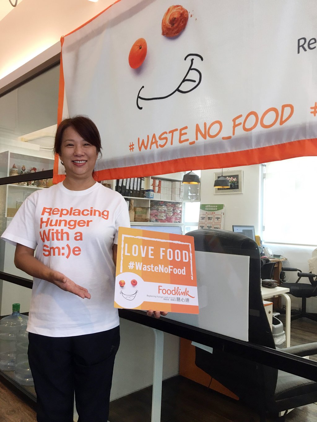 Aurea Yung, head of operations at Foodlink Foundation, says the charity needs more surplus food to meet increased demand among low-income families. Photo: Cindy Sui Aurea Yung, head of operations at Foodlink Foundation, says the charity needs more surplus food to meet increased demand among low-income families. Photo: Cindy Sui