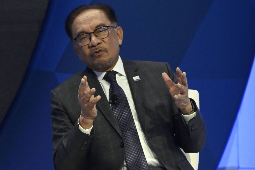 Anwar Ibrahim told Malaysia’s parliament that British band Coldplay supports the Palestinian struggle. Photo: AFP Anwar Ibrahim told Malaysia’s parliament that British band Coldplay supports the Palestinian struggle. Photo: AFP