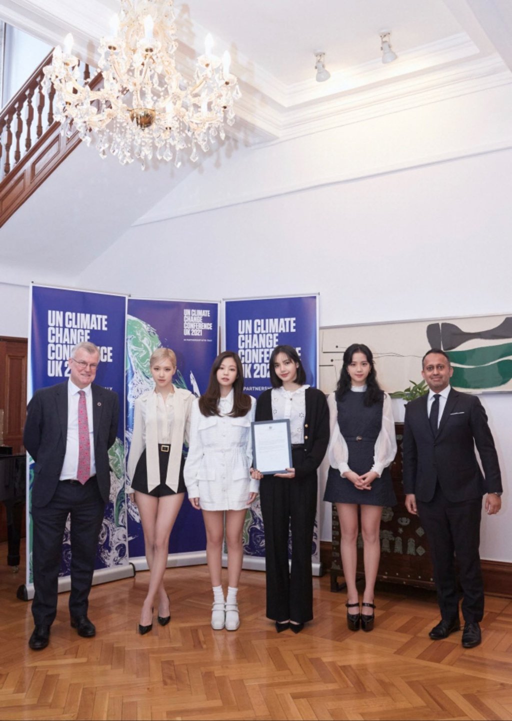 Blackpink are the official ambassadors of the COP26 climate change conference that was held in Glasgow, Scotland, in November 2021. Photo: @BLACKPINKGLOBAL/X Blackpink are the official ambassadors of the COP26 climate change conference that was held in Glasgow, Scotland, in November 2021. Photo: @BLACKPINKGLOBAL/X