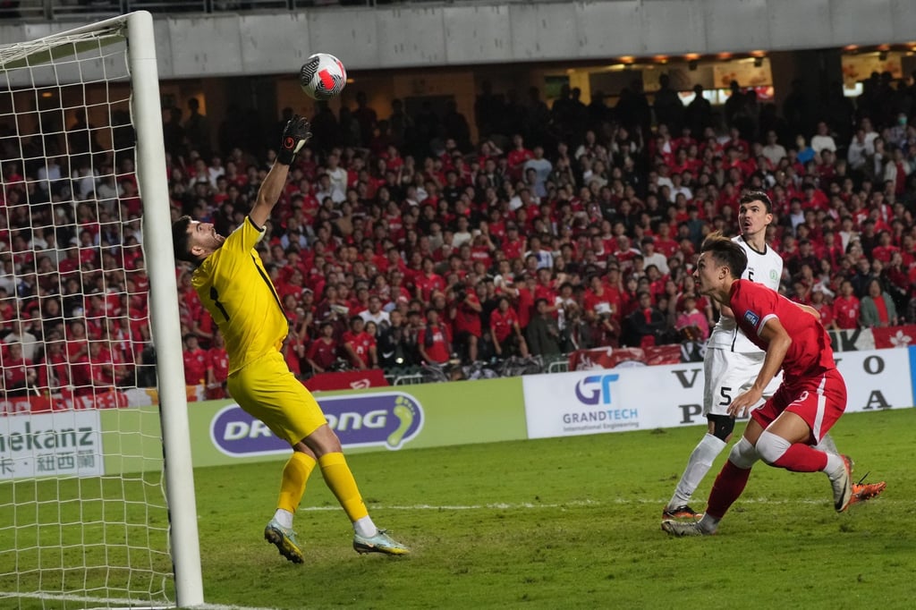 Hong Kong were roared on by a passionate but small crowd inside the sprawling national stadium. Photo: Elson Li