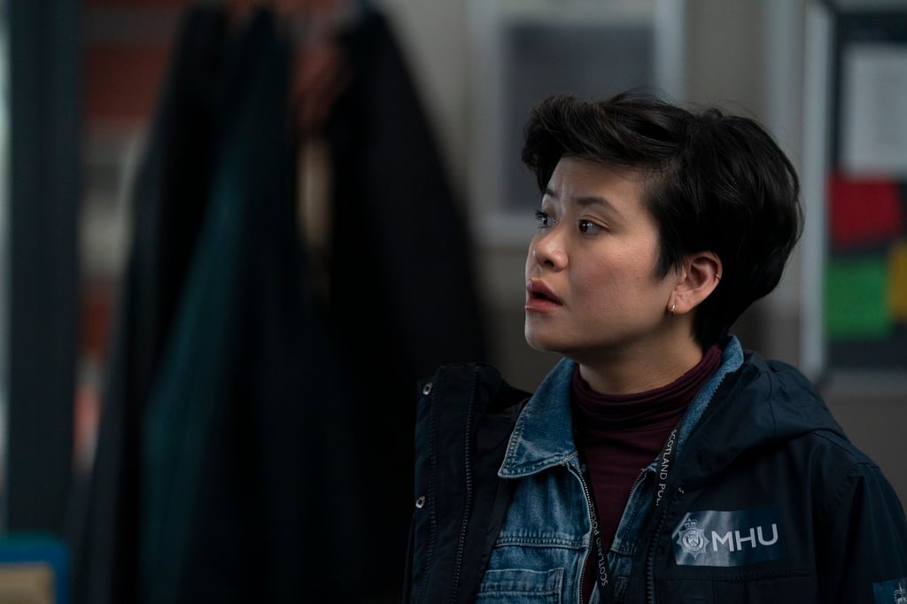 Katie Leung as DC Blair Ferguson in a still from “Annika”. Photo: Black Camel Pictures and All3Media International