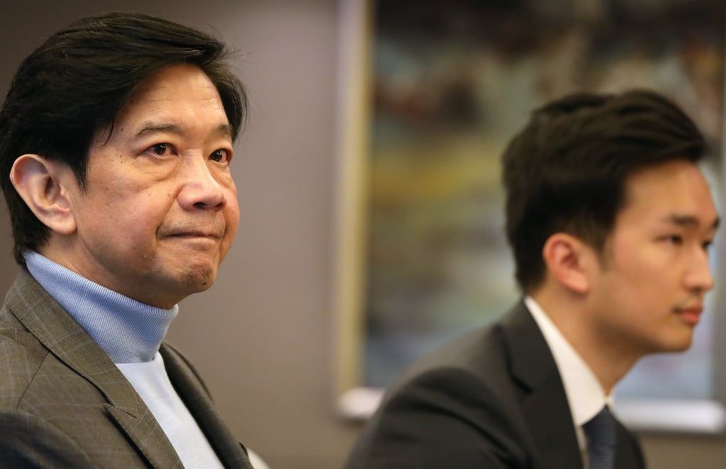 Dickson Poon (left), group executive chairman of Dickson Concepts (International), and executive director Pearson Poon pictured in December 2018. Photo: K. Y. Cheng