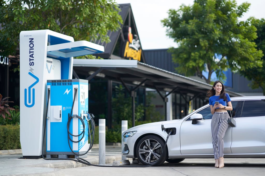 The company is rolling out electric vehicle charging stations as part of its expansion plans across Southeast Asia.