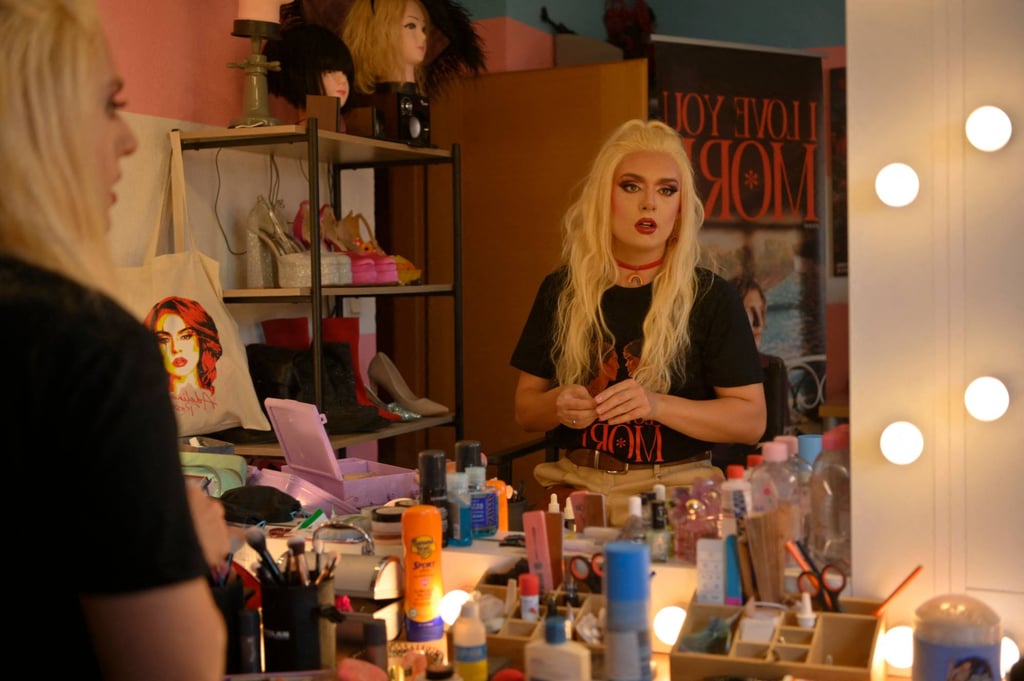 Filmmaker and drag performer Erblin Nushi, dressed in drag as his alter ego Adelina Rose. Photo: AFP Filmmaker and drag performer Erblin Nushi, dressed in drag as his alter ego Adelina Rose. Photo: AFP