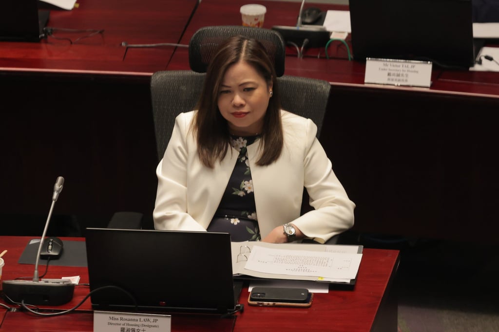 Housing chief Rosanna Law warns that failure to comply with tough new rules to weed out homeowners from public housing flats will lead to lease termination. Photo: Jelly Tse