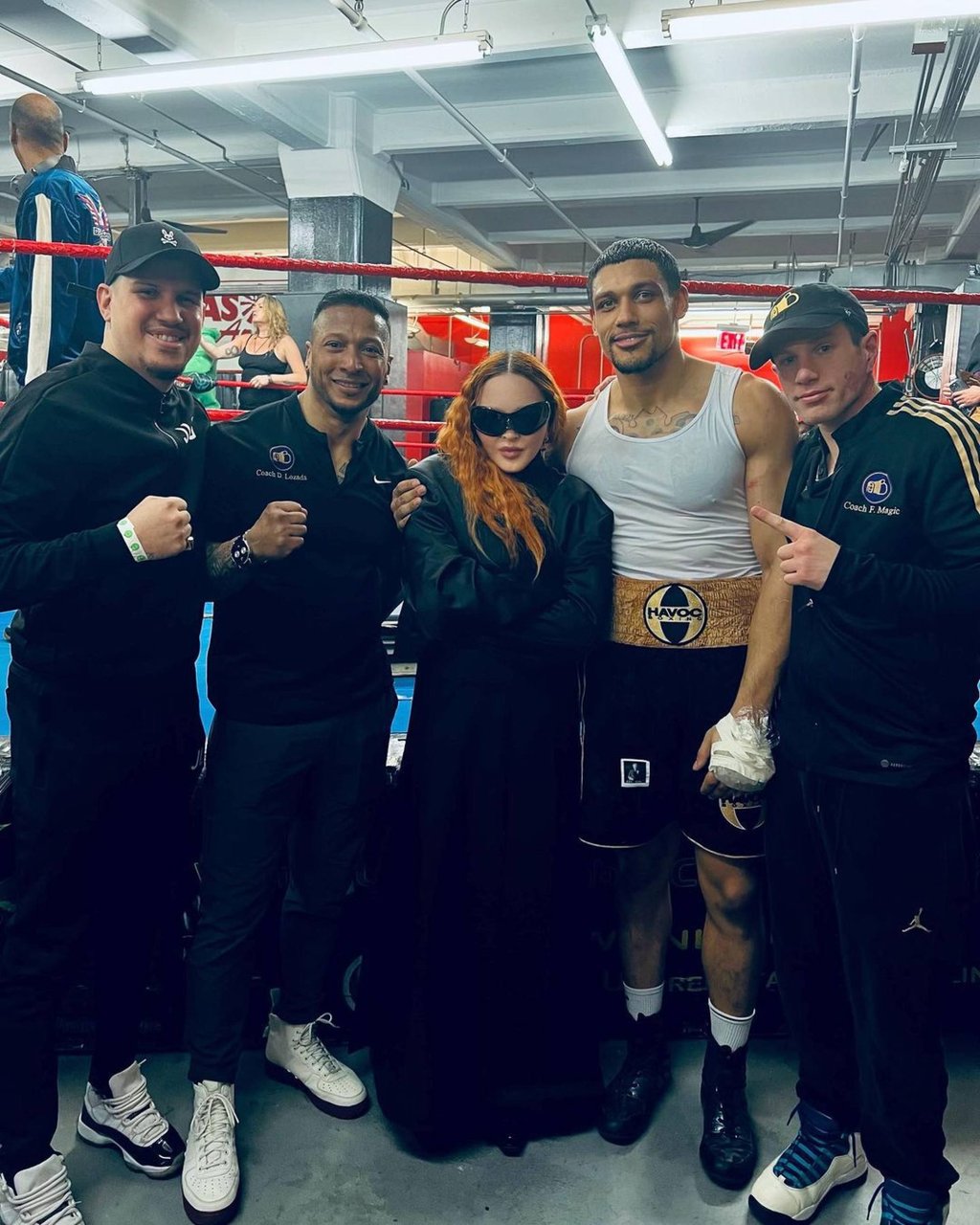 Madonna and Josh Popper made their first social media appearance on the boxer’s Instagram page in February. Photo: @_joshpopper/Instagram Madonna and Josh Popper made their first social media appearance on the boxer’s Instagram page in February. Photo: @_joshpopper/Instagram