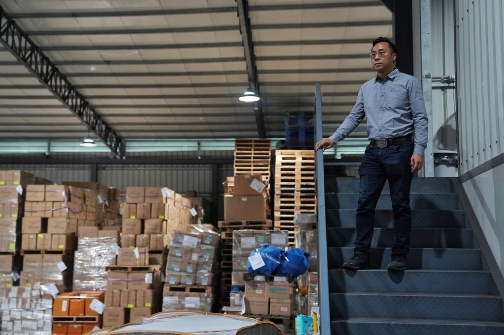 Elegant Logistics Group owner Ching Chi-wai says he may need to close his business after being told to relocate to make way for a land resumption exercise in the area. Photo: Elson LI