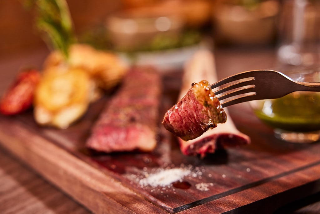 Also on the menu is Montreal-style whole beef short rib baked with herbs and olive oil. Also on the menu is Montreal-style whole beef short rib baked with herbs and olive oil.