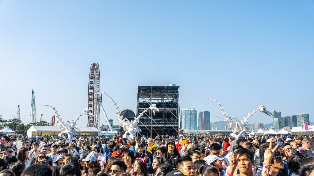 The second Clockenflap festival of 2023 opens at Hong Kong’s Central Harbourfront on December 1. Photo: Clockenflap