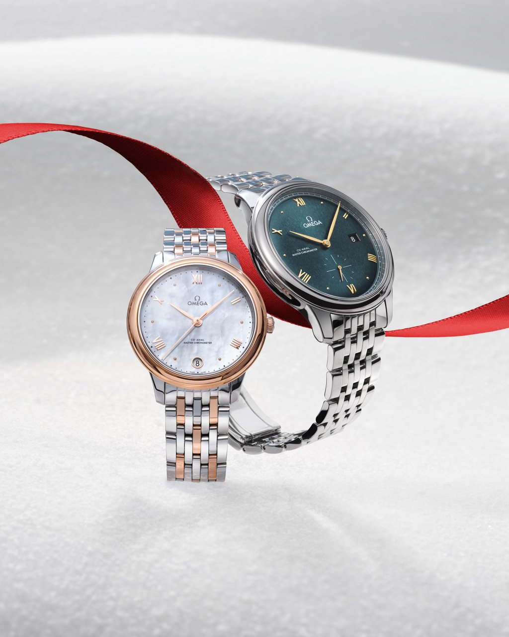 The Omega De Ville Prestige, 34mm and 41mm sizes, features classic styling The Omega De Ville Prestige, 34mm and 41mm sizes, features classic styling