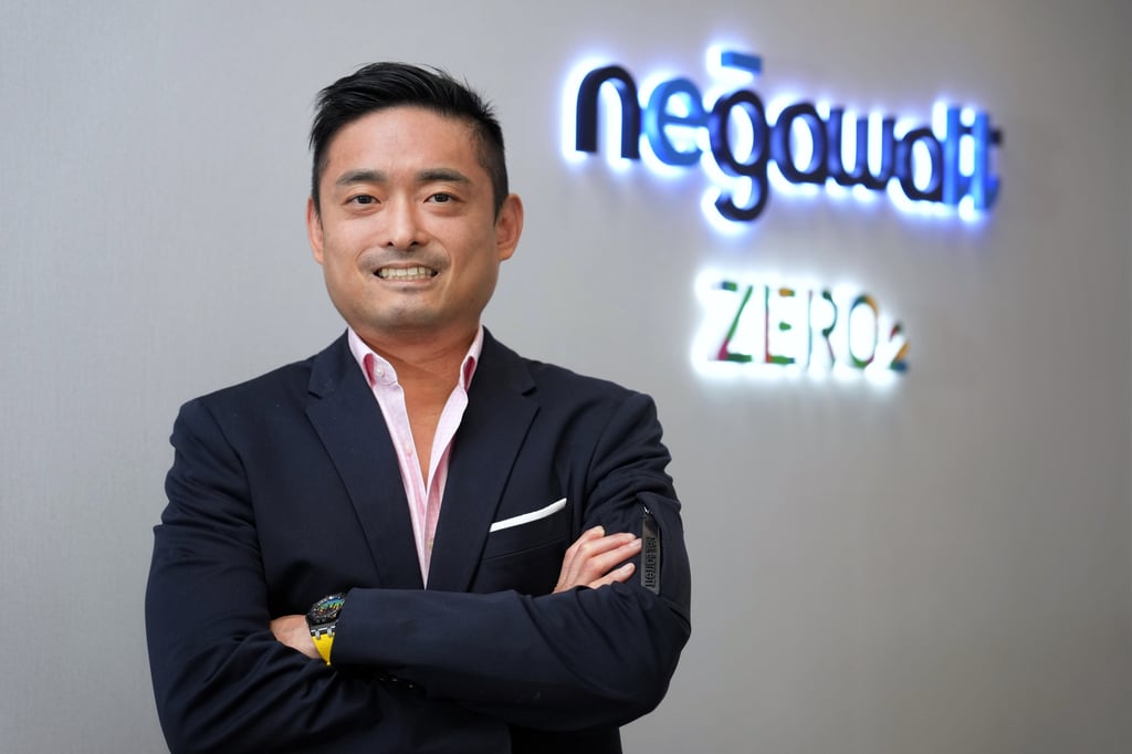 Arthur Lam’s firm Negawatt Utility signed a partnership with Abu Dhabi earlier this year. Photo: Elson LI Arthur Lam’s firm Negawatt Utility signed a partnership with Abu Dhabi earlier this year. Photo: Elson LI