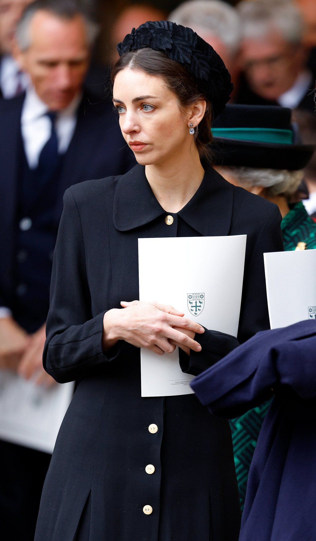 Rose Hanbury, Marchioness of Cholmondeley, attends a Service of Thanksgiving for the life of Prince Philip, Duke of Edinburgh at Westminster Abbey in March 2022, in London, England. Photo: Indigo/Getty Images